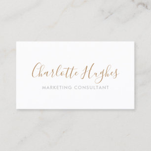 Minimalist Signature Business Card