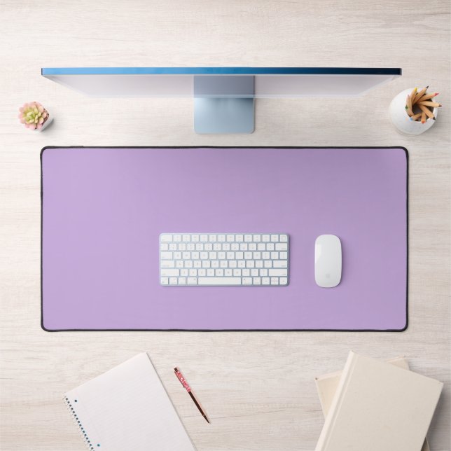 Minimalist Simple Basic Solid Colour Lavender Desk Mat (Office 1)