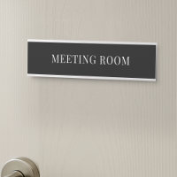 Minimalist Simple Black & White Office Room
