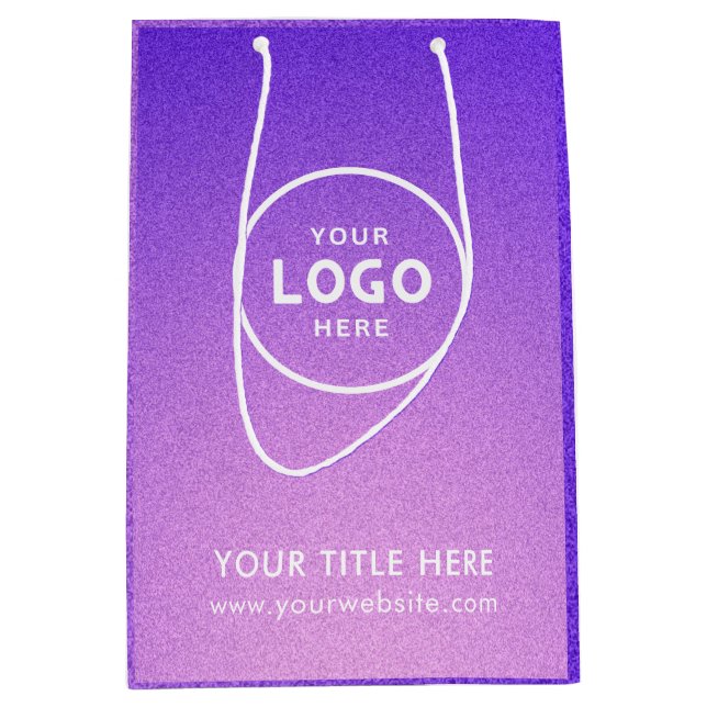 Minimalist Simple Business Modern Gift Bag (Front)