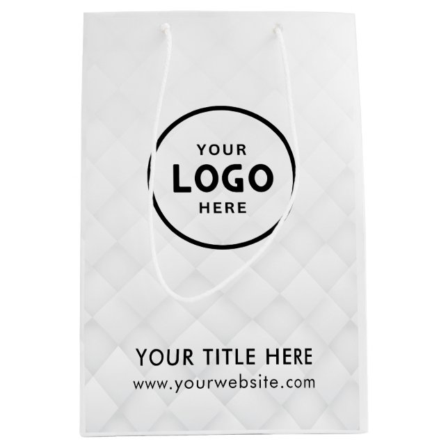 Minimalist Simple Business Modern Gift Bag (Front)