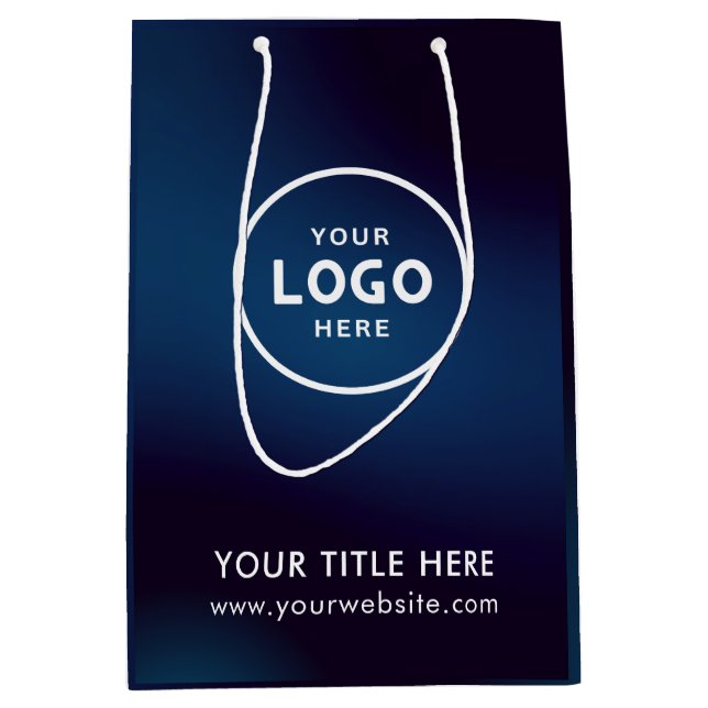 Minimalist Simple Business Modern Gift Bag (Front)