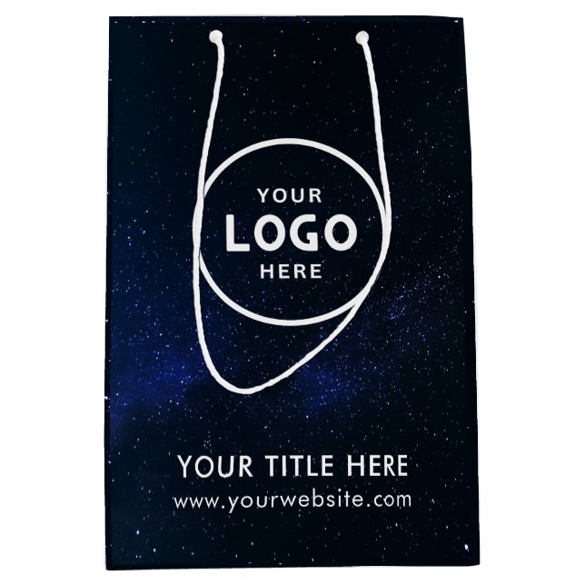 Minimalist Simple Business Modern Gift Bag (Front)