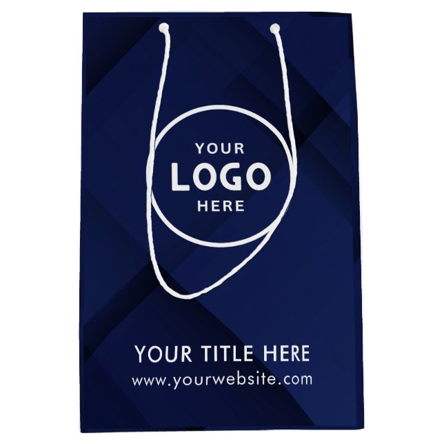 Minimalist Simple Business Modern Gift Bag (Front)