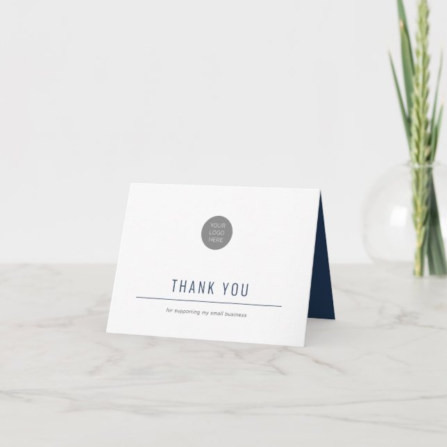 Minimalist-Simple-Business Thank You Card-Folded (Front)
