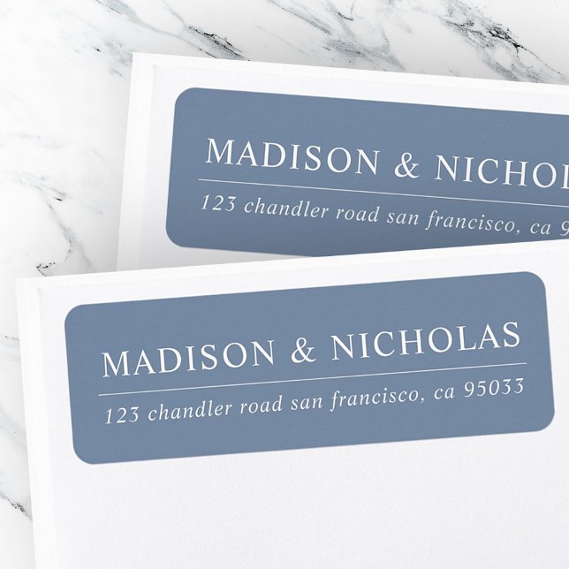 Minimalist Simple Elegant Chic Return Address (Creator Uploaded)