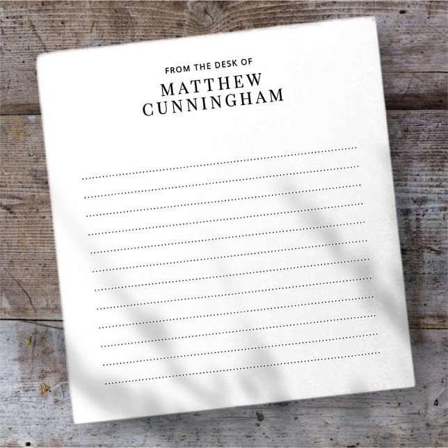 Minimalist Simple Elegant Modern Personal Custom Notepad (Creator Uploaded)