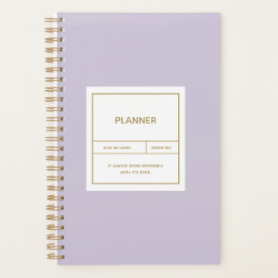 Minimalist Simple Planner Design