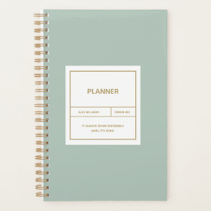 Minimalist Simple Planner Design
