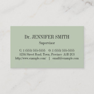 Minimalist & Simple Professional Business Card