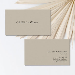 Minimalist Simple Professional Business Card