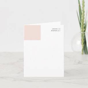 Minimalist Simple Professional Remarkable Note Card