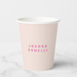 Minimalist Simple Professional Remarkable Paper Cups