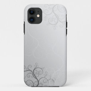 Minimalist simple silver grey template - customise iPhone 11 case
