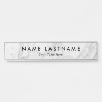 Minimalist Simple Sleek Grey White Marble Custom