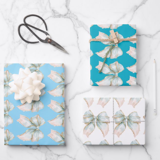 Minimalist Simple Text School Wrapping Paper Sheet (Front)