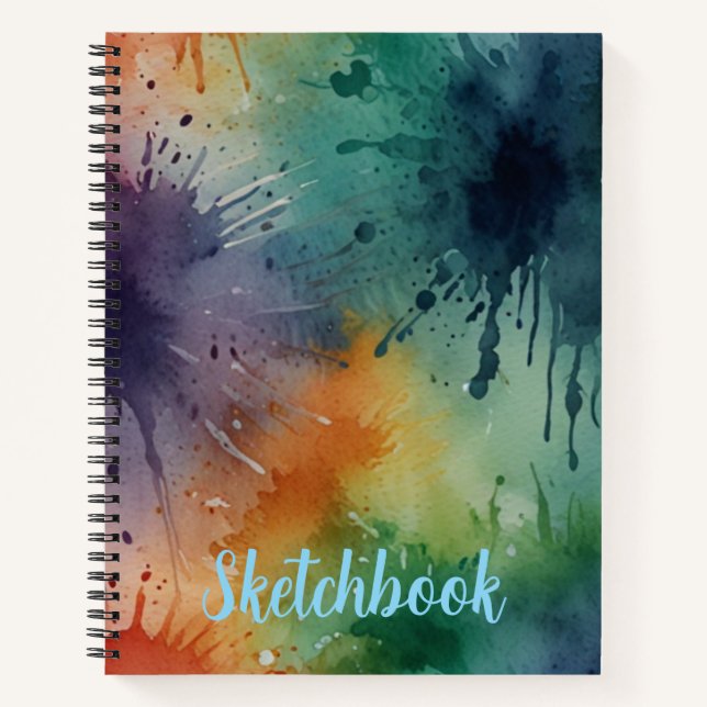 Minimalist Sketchbook Notebook (Front)