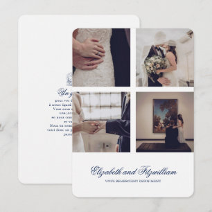 Minimalist Sketched Love Swans Wedding  Thank You Card