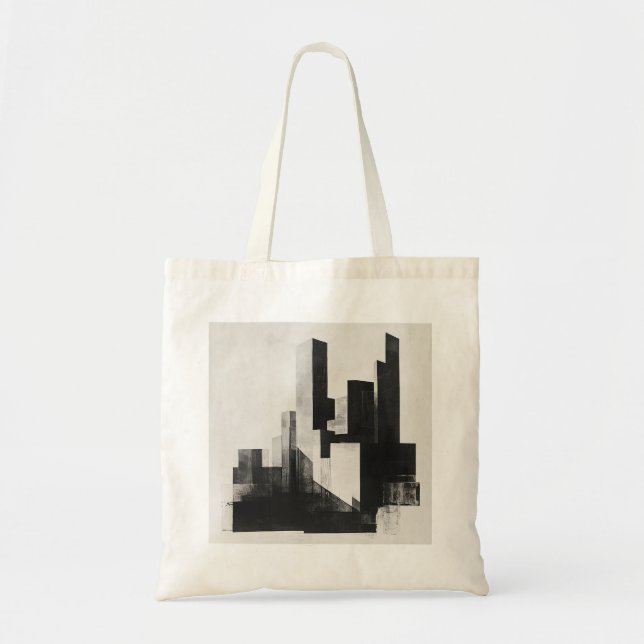 Minimalist Skyline Tote (Front)
