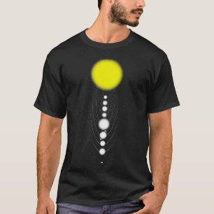 Minimalist Solar System by Tobe Fonseca T-Shirt