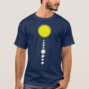 Minimalist Solar System by Tobe Fonseca T-Shirt