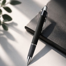 Minimalist Solid Colour Pen - Black