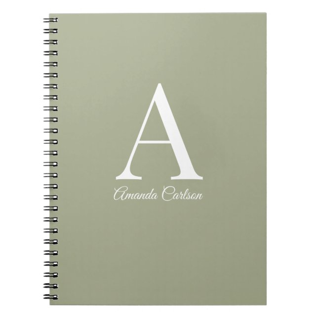 Minimalist Spiral Notebook (Front)