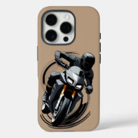 🏍️ Minimalist Sportbike Rider in Clean Modern