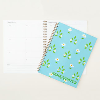 Minimalist Spring Floral Pattern Planner