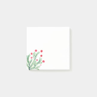 Minimalist Spring Floral Pretty Watercolor Plant Post-it Notes