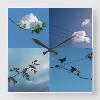 Minimalist Square Wall Clock