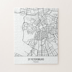 Minimalist St Petersburg Jigsaw Puzzle