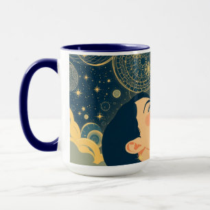 Minimalist Starry Night Dreamer Mug