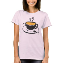 Minimalist Steaming Tea Cup Cozy Tea Lover Art