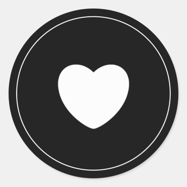 Minimalist Sticker | Black (Front)