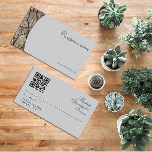 Minimalist stone photography Business Card