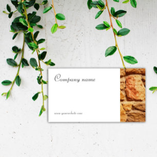 Minimalist stone photography Business Card