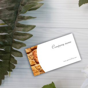 Minimalist stone photogtaphy Business Card