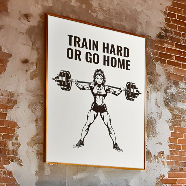 Minimalist Strength Training Motivational Poster (Creator Uploaded)