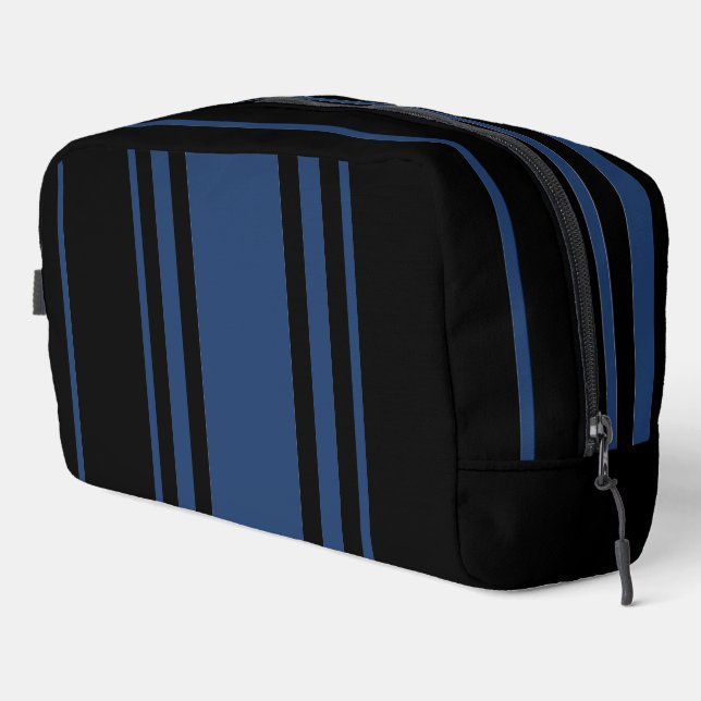 Minimalist Stripes Dopp Kit (Right Corner)
