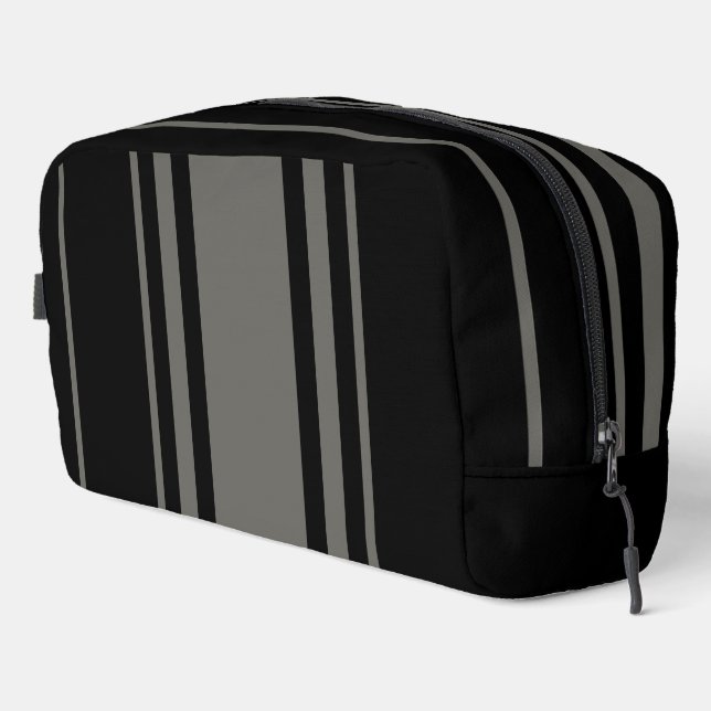 Minimalist Stripes Dopp Kit (Right Corner)