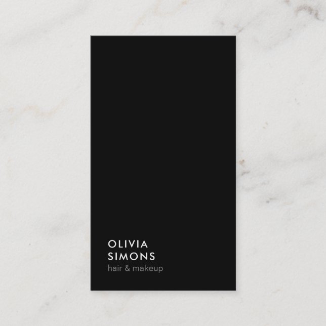 Minimalist style Business Cards (Front)