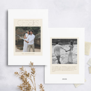 Minimalist Style Holiday Photo Card