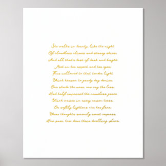 Minimalist Style Lyrics Print, Song Lyrics Art Foil Prints