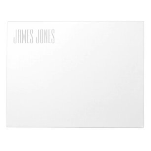 Minimalist Stylish Modern Professional Notepad