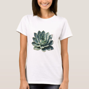 Minimalist succulent illustrations with clean line T-Shirt