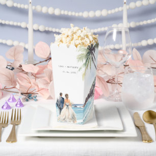 Minimalist Summer Beach Destination Wedding Favour Box