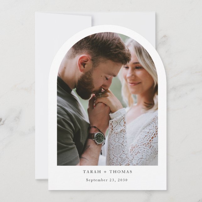 Minimalist Summer Beach  Destination Wedding Invitation (Back)
