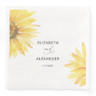 Minimalist sunflower wedding