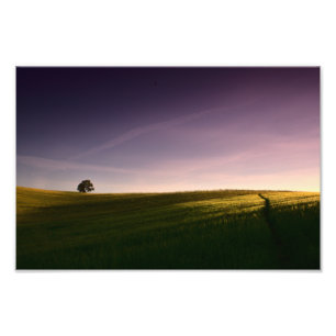 Minimalist Sunset (Old Linslade 9111) Photo Print